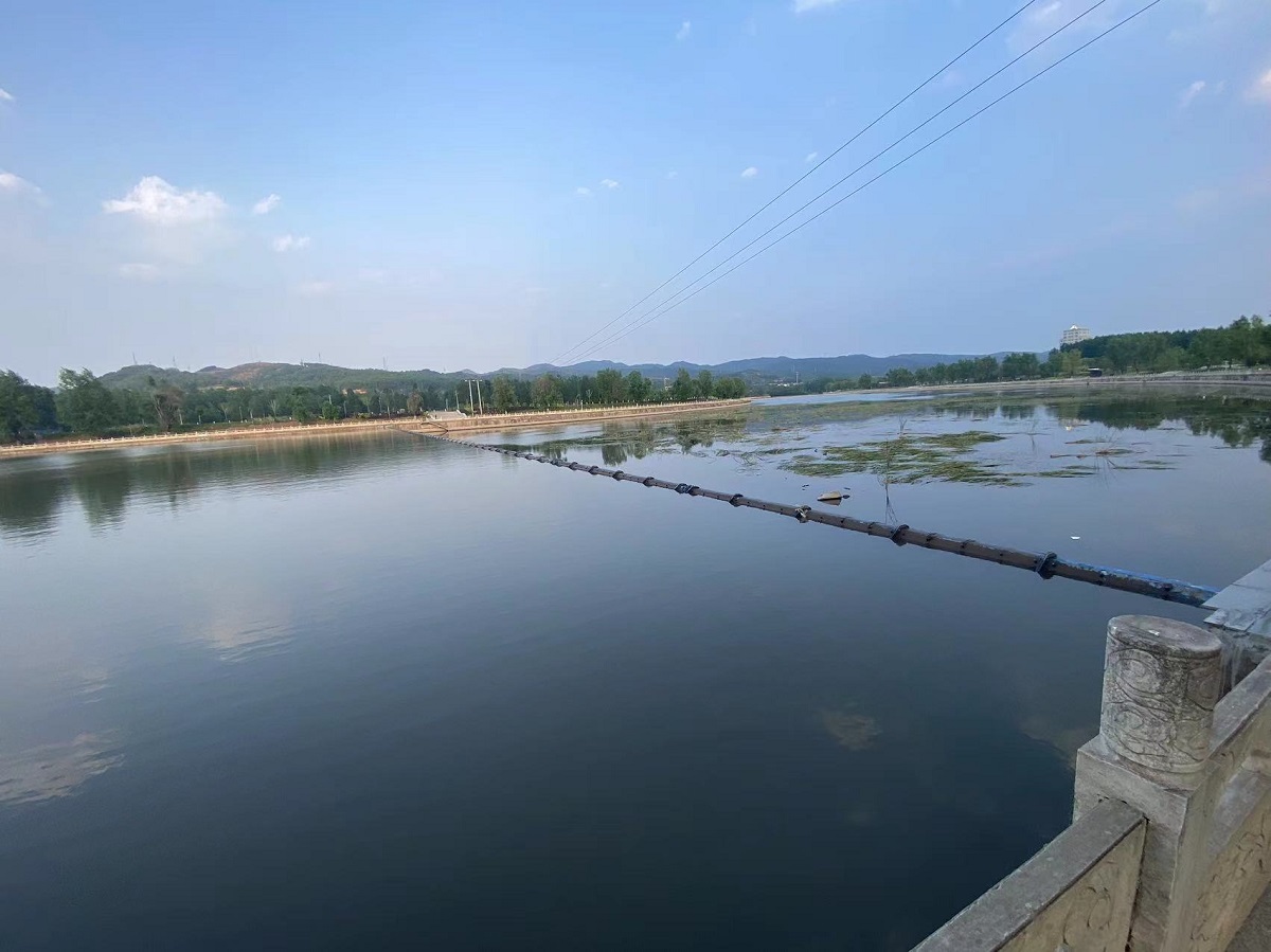 Air shield dam display，Qinyuan, China