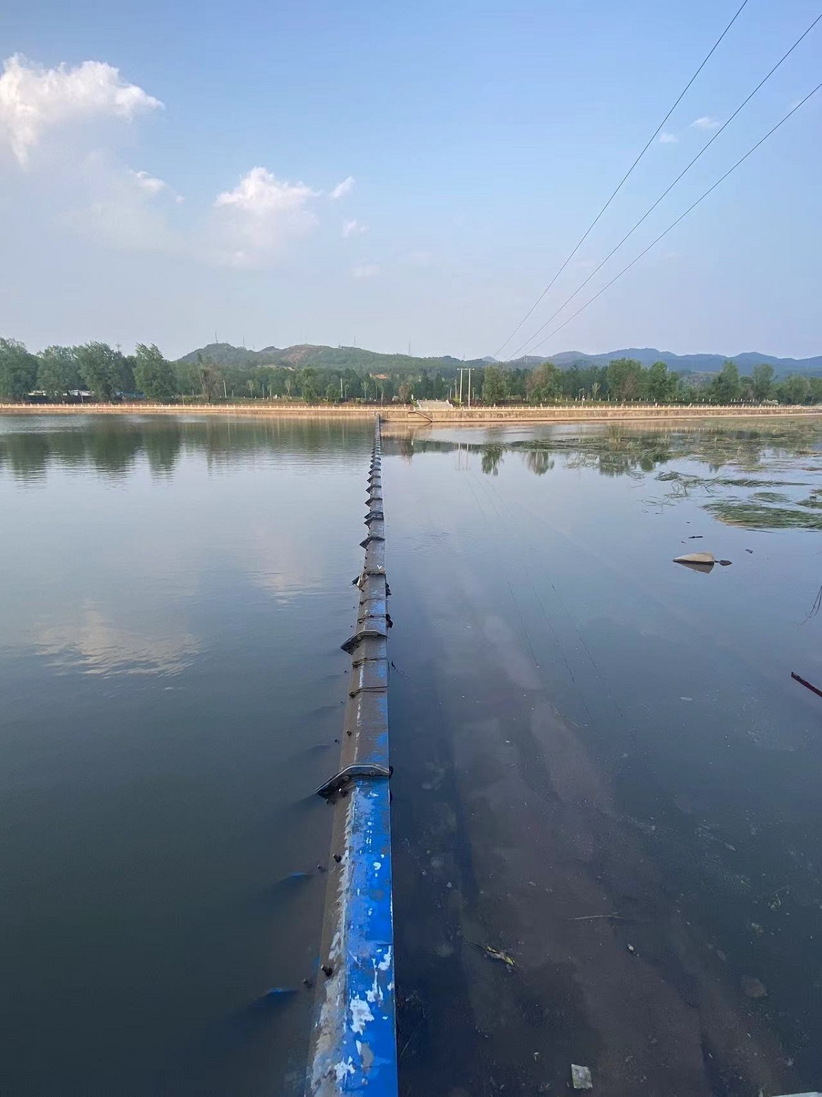 Air shield dam display，Qinyuan, China